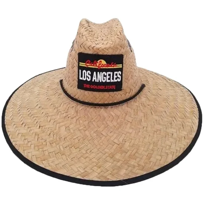 24 pieces Wide Brim Los Angeles Patch Sun Hats For Men – Sun Hats