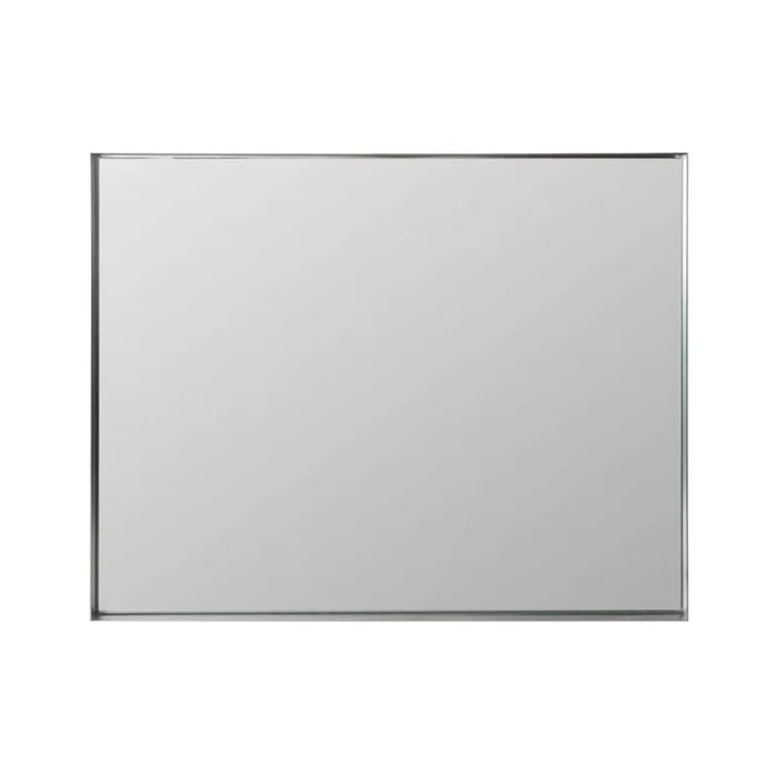 36 in. W x 30 in. H Rectangular Metal Framed Wall Mount Modern Decorative Bathroom Vanity Mirror