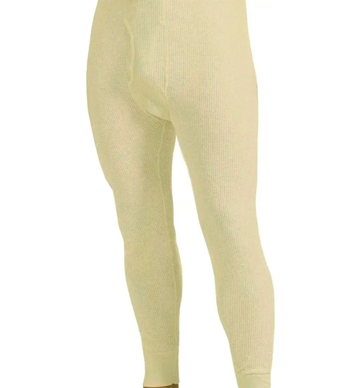 36 Pieces Men’s Natural Color Thermal Underwear Bottoms, Size Large – Mens Thermals