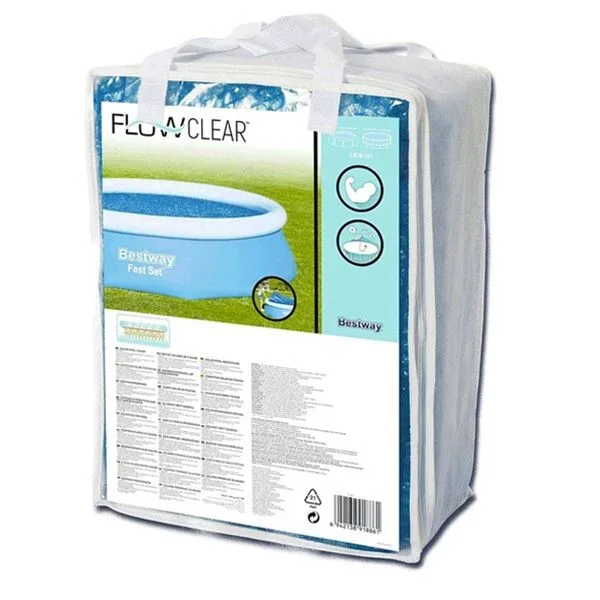 4 pieces Bestway 8′ Solar Pool Cover In Carry Bag – Inflatables