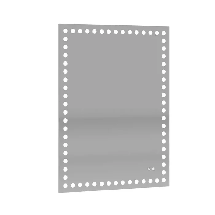 40 in. W x 32 in. H Rectangular Frameless LED Wall Mount Anti-Fog Modern Decorative Bathroom Vanity Mirror