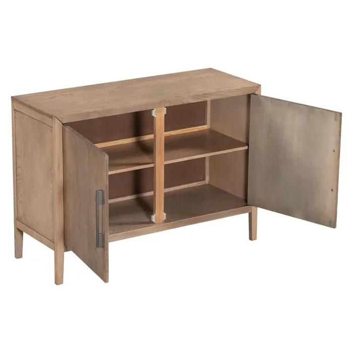 47.2 in. W x 17.7 in. D x 33.5 in. H Bathroom Beige Linen Cabinet