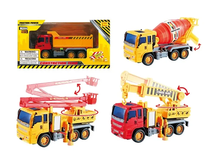48 pieces 8.5″ Friction Construction Moving Parts Vehicles (4 Asstd, Styles) – Car, Planes, Trains & Bikes