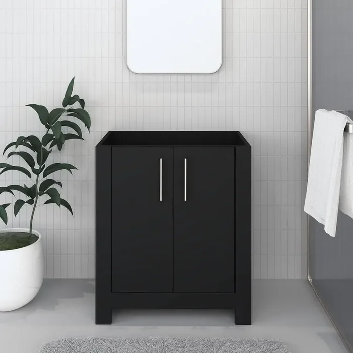 Austin 30 in W X 20 in. D x 35 in. H Bath Vanity Cabinet without Top in Black