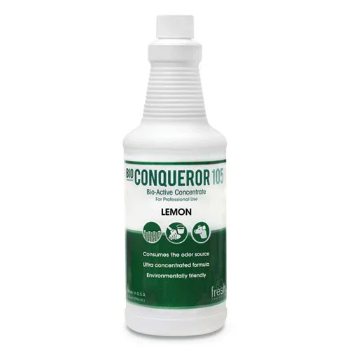 Bio Conqueror 105 Enzymatic Odor Counteractant Concentrate, Citrus, 32 Oz Bottle, 12/carton