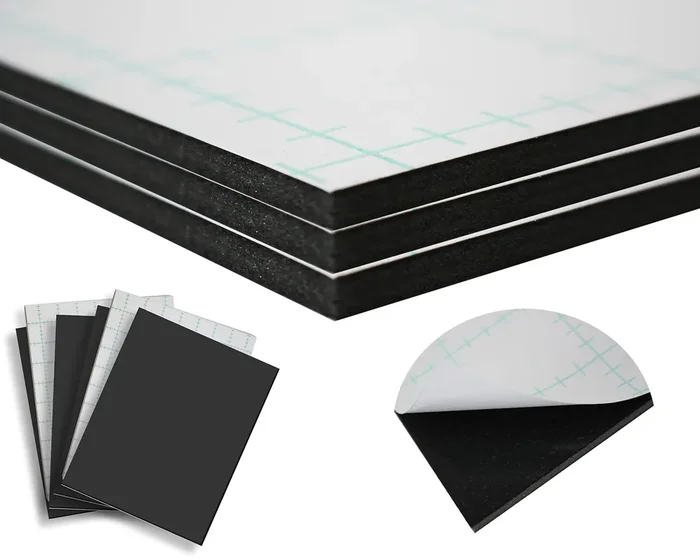 Black Self Adhesive Foam Board 36X48 100Pk Foam Core Boards 36X48 Foamboard,3/16 Thick Foam Poster Board Foamcore,Large Foam Boa