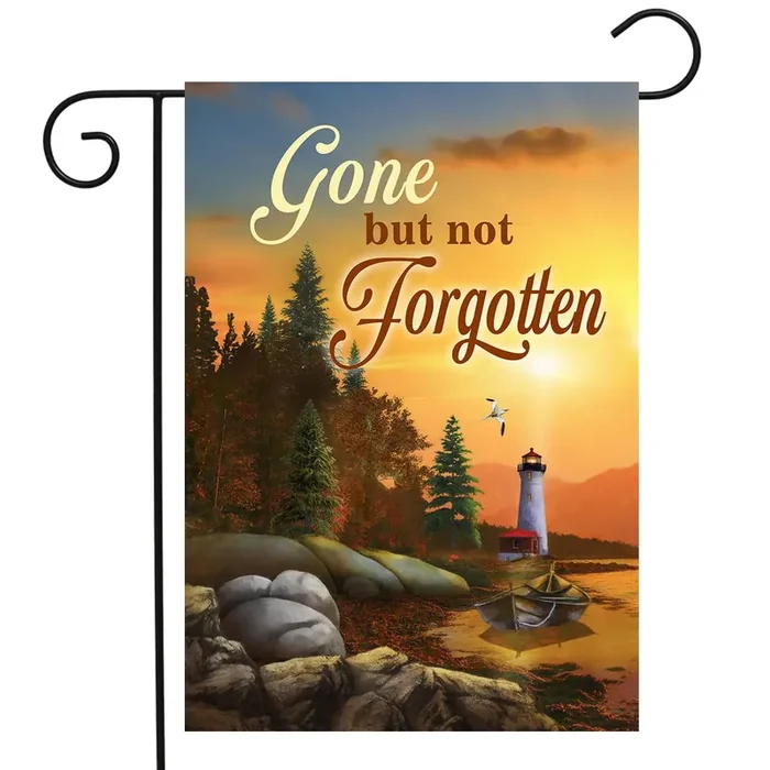 Briarwood Lane Gone But Not Forgotten Bereavement Garden Flag Inspirational Nautical 12.5‘ X 18‘