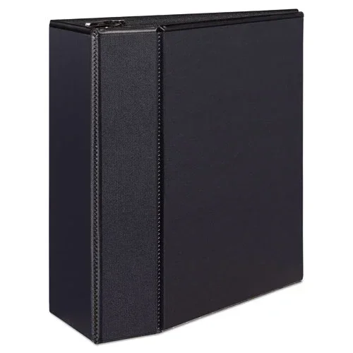 Durable View Binder With Durahinge And Ezd Rings, 3 Rings, 5 ” Capacity, 11 X 8.5, Black, (9900)