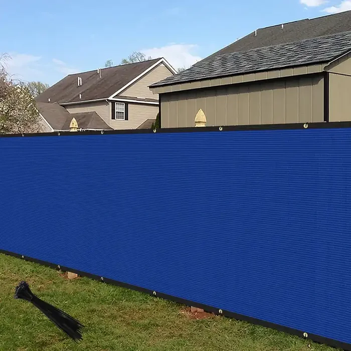 Ecoopts 5‘X6‘ Privacy Fence Screen Windscreen With Copper Grommets, Fit For Commercial Fence And Residential Garden Outdoor 90%