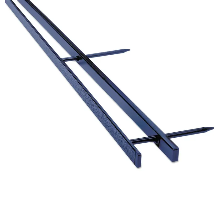 Gbc Binding Spines, Reclosable, 2‘ Depth, 4 Pin Spines, 200 Sheet Capacity, Velobind, Blue, 25 Pack (9741631)