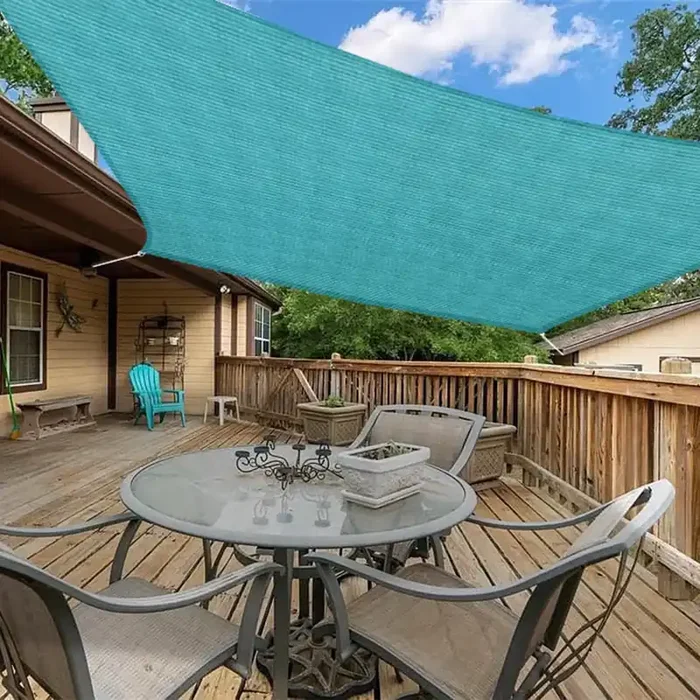 Infrange 21‘ X 24‘ Rectangle Sun Shade Sails Canopy Uv Block For Patio Deck Pergola Yard Lawn Outdoor Activities (Turquoise)