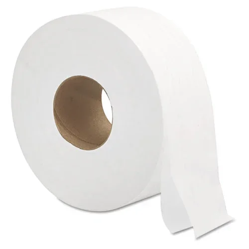 Jumbo Roll Bath Tissue, Septic Safe, 2-ply, White, 3.3 ” X 700 Ft, 12/carton