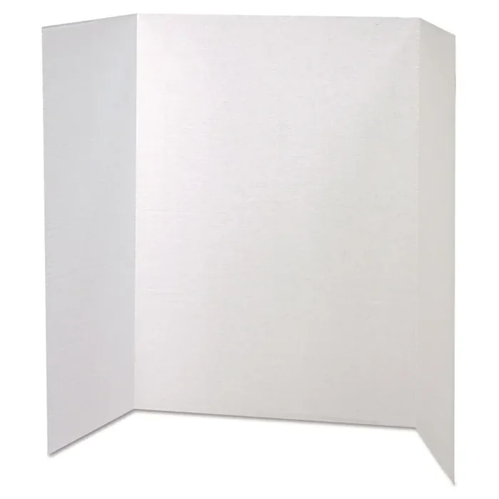 Pacon 37634 Spotlight Corrugated Presentation Display Boards, 48 X 36, White, 4/Carton