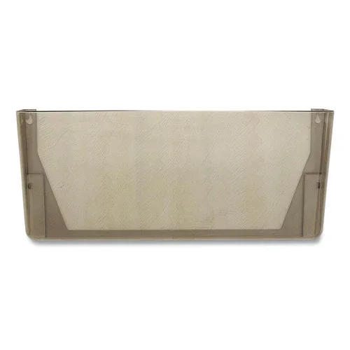 Plastic Wall-file Pocket, One Pocket, Legal/letter Size, 16.19 ” X 4.13 ” X 7 “, Smoke