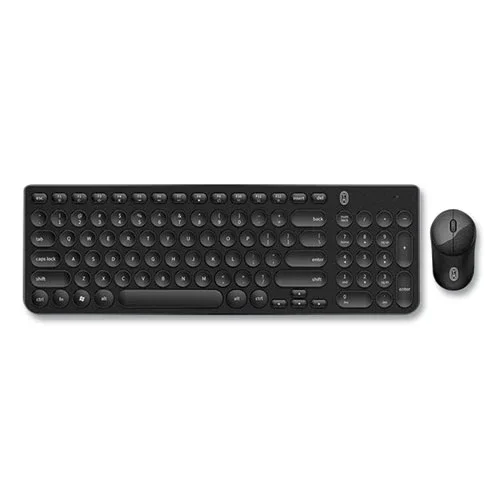 Pro Wireless Keyboard & Optical Mouse Combo, 2.4 Ghz Frequency, Black