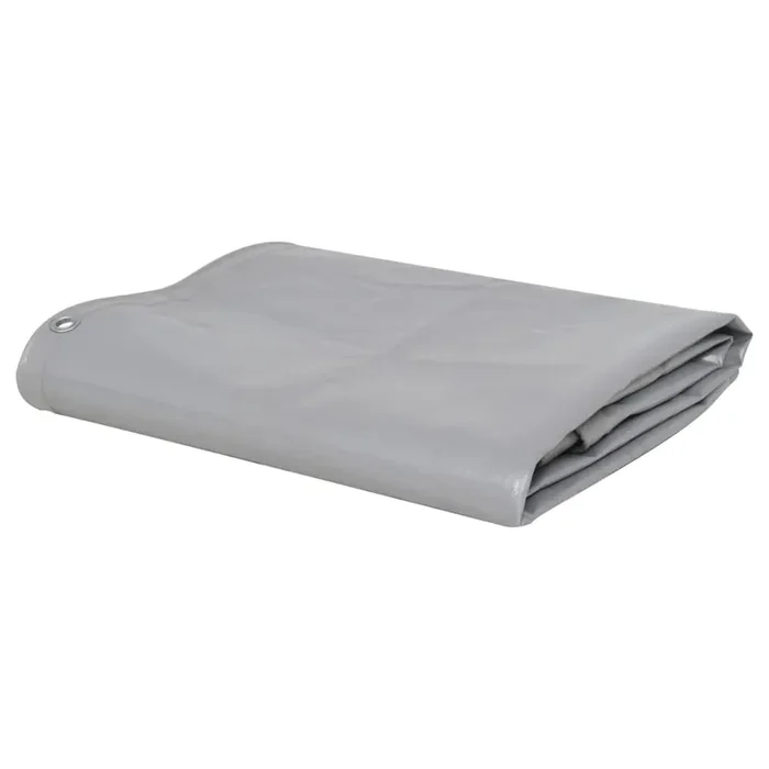 vidaXL Tarpaulin 2.1 oz/ft 9.8‘x13.1‘ Gray